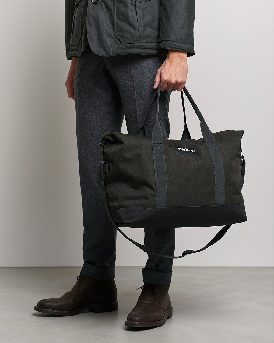 Herre |  | Barbour Lifestyle | Highfield Canvas Holdall Navy