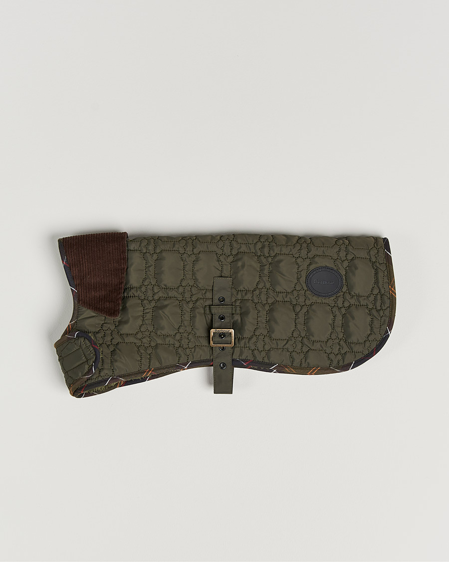 Herre | Barbour Lifestyle Dogbone Quilted Dog Coat Olive | Barbour Lifestyle | Dogbone Quilted Dog Coat Olive