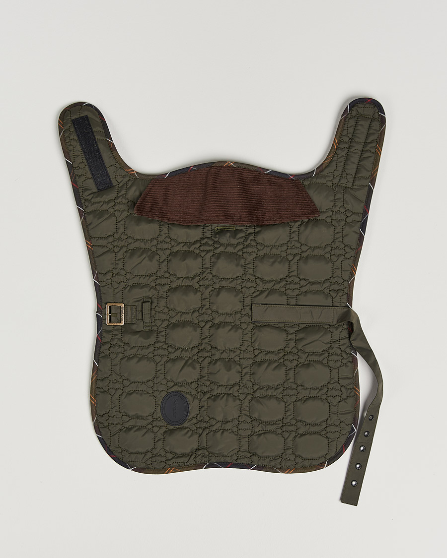 Herre | Barbour Lifestyle Dogbone Quilted Dog Coat Olive | Barbour Lifestyle | Dogbone Quilted Dog Coat Olive