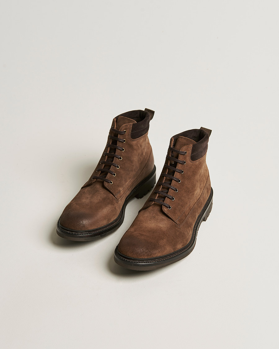Herre | Håndlavede sko | Loake 1880 | Kirby Suede Boot Brown