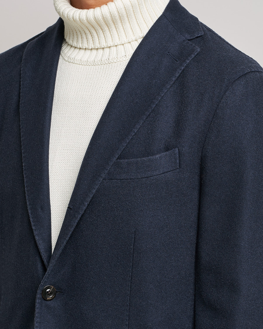 Herre | Blazere & jakker | Boglioli | K Jacket Garment Dyed Cashmere Blazer Dark Blue