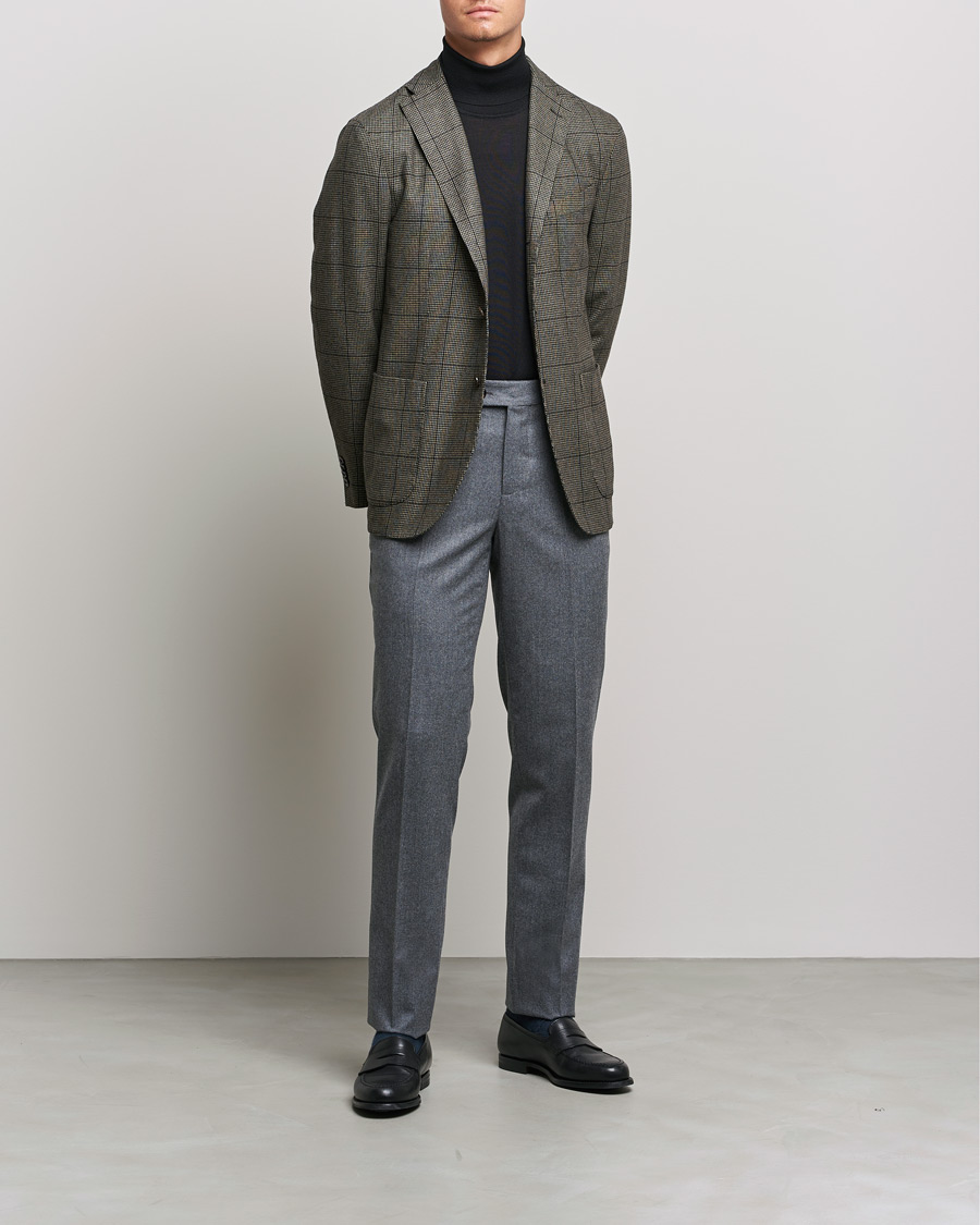 Herre | Blazere & jakker | Boglioli | K Jacket Wool Check Blazer Brown