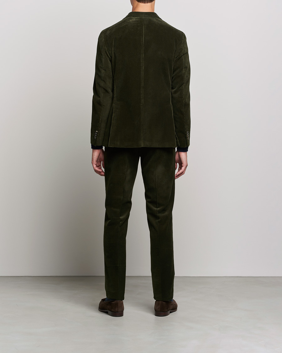 Herre | Jakkesæt | Boglioli | K Jacket Wale Corduroy Suit Forest Green