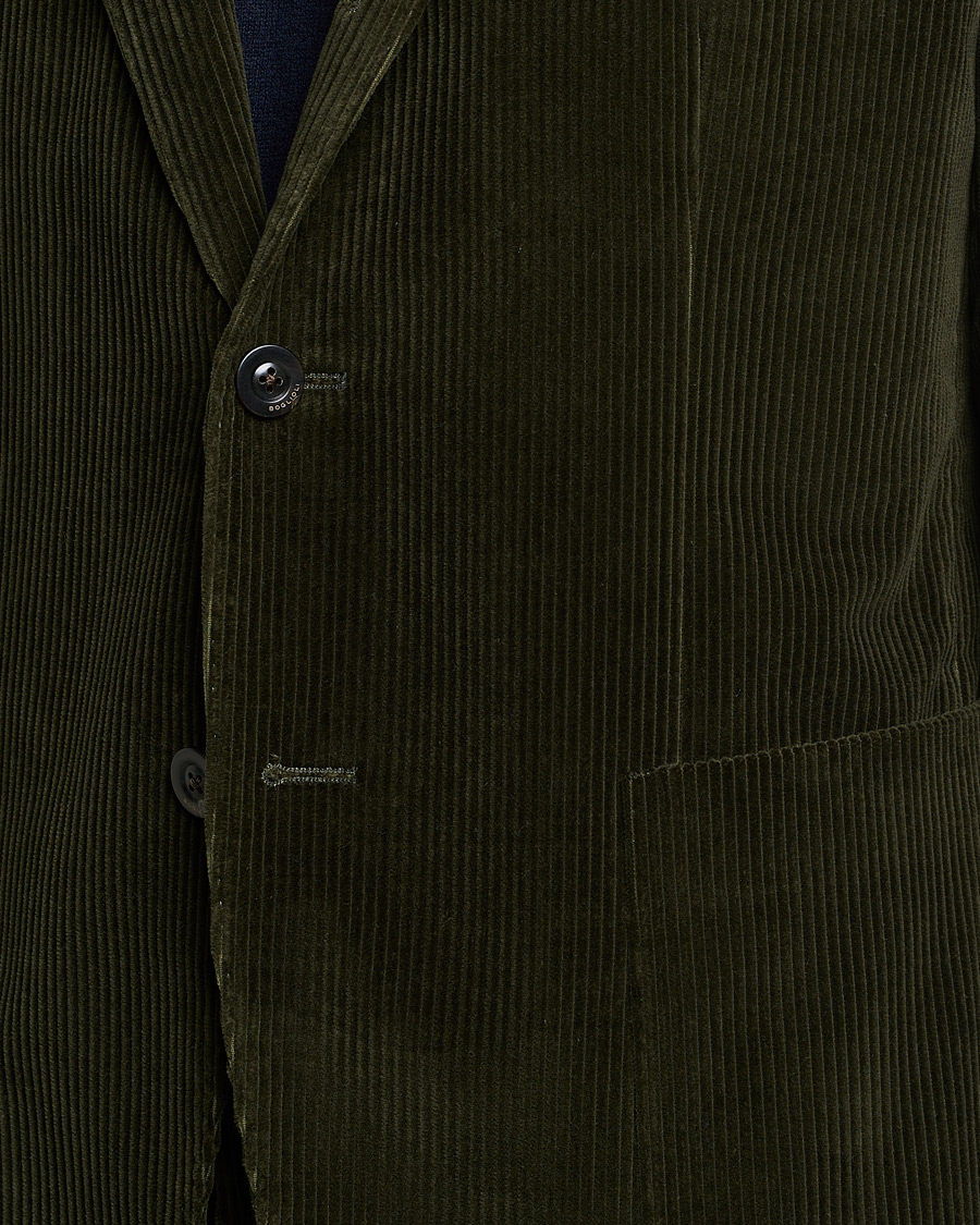 Herre | Jakkesæt | Boglioli | K Jacket Wale Corduroy Suit Forest Green