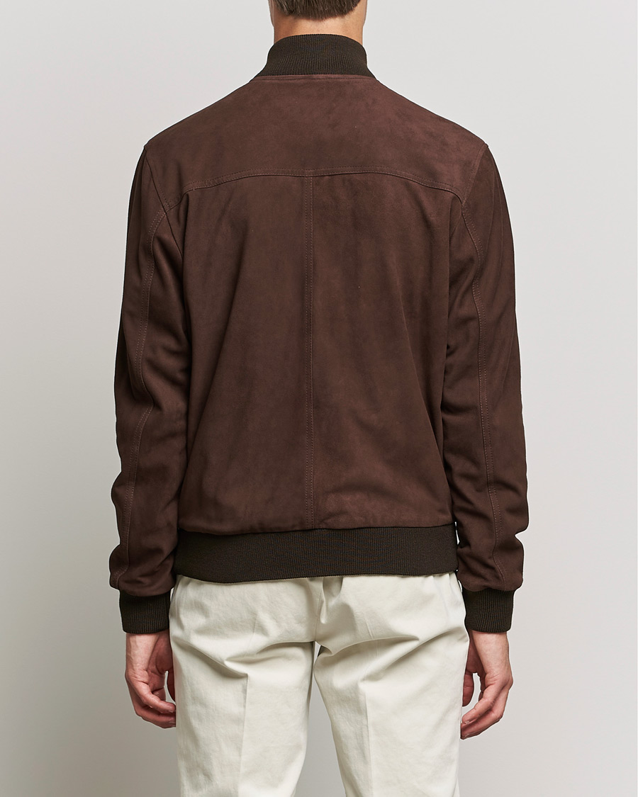 Herre | Jakker | Valstar | Valstarino Suede Jacket Dark Brown