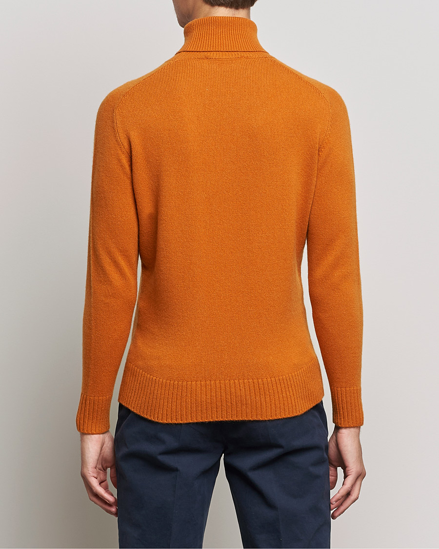 Herre | Trøjer | Valstar | Cariaggi Cashmere Rollneck Orange