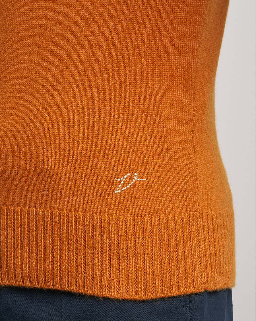 Herre | Trøjer | Valstar | Cariaggi Cashmere Rollneck Orange