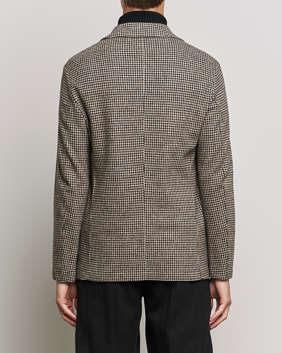 Herre | Blazere & jakker | Harris Wharf London | Dropped Shoulder Houndstooth Jacket Beige