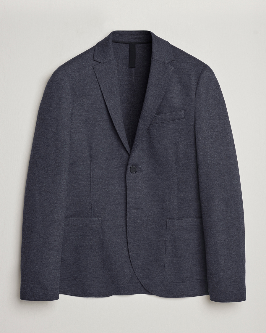 Herre | Blazere & jakker | Harris Wharf London | Two Button Vented Superfine Merino Blazer Anthracite