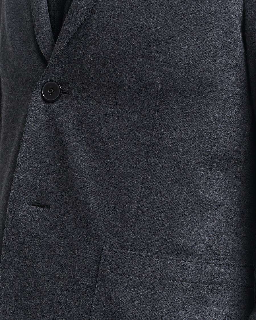 Herre | Blazere & jakker | Harris Wharf London | Two Button Vented Superfine Merino Blazer Anthracite