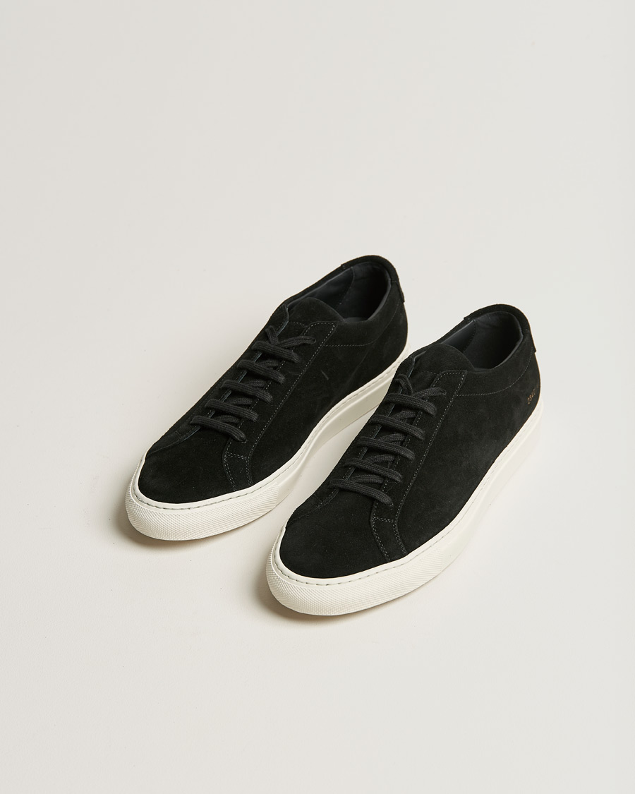 Herre | Common Projects | Common Projects | Original Achilles Suede Sneaker Black