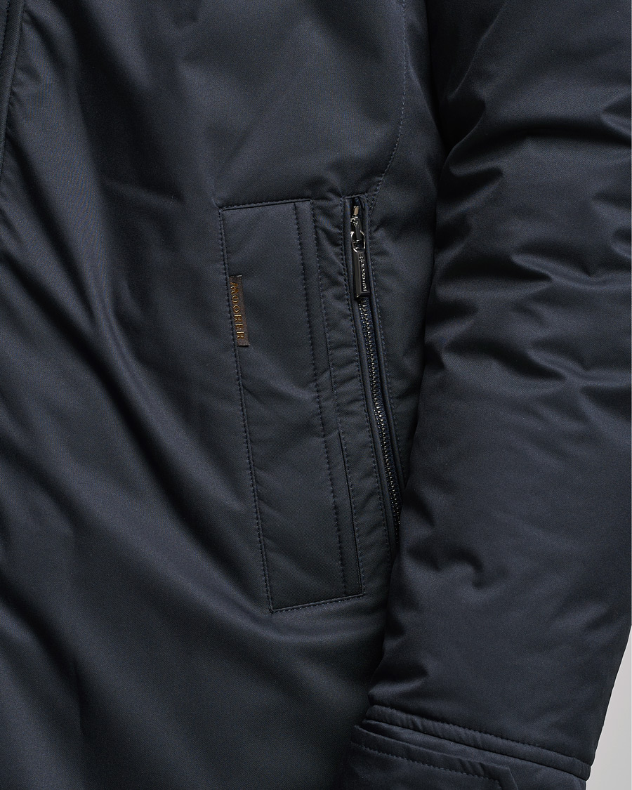 Herre | Jakker | MooRER | Vermont Waterproof Padded Parka Navy