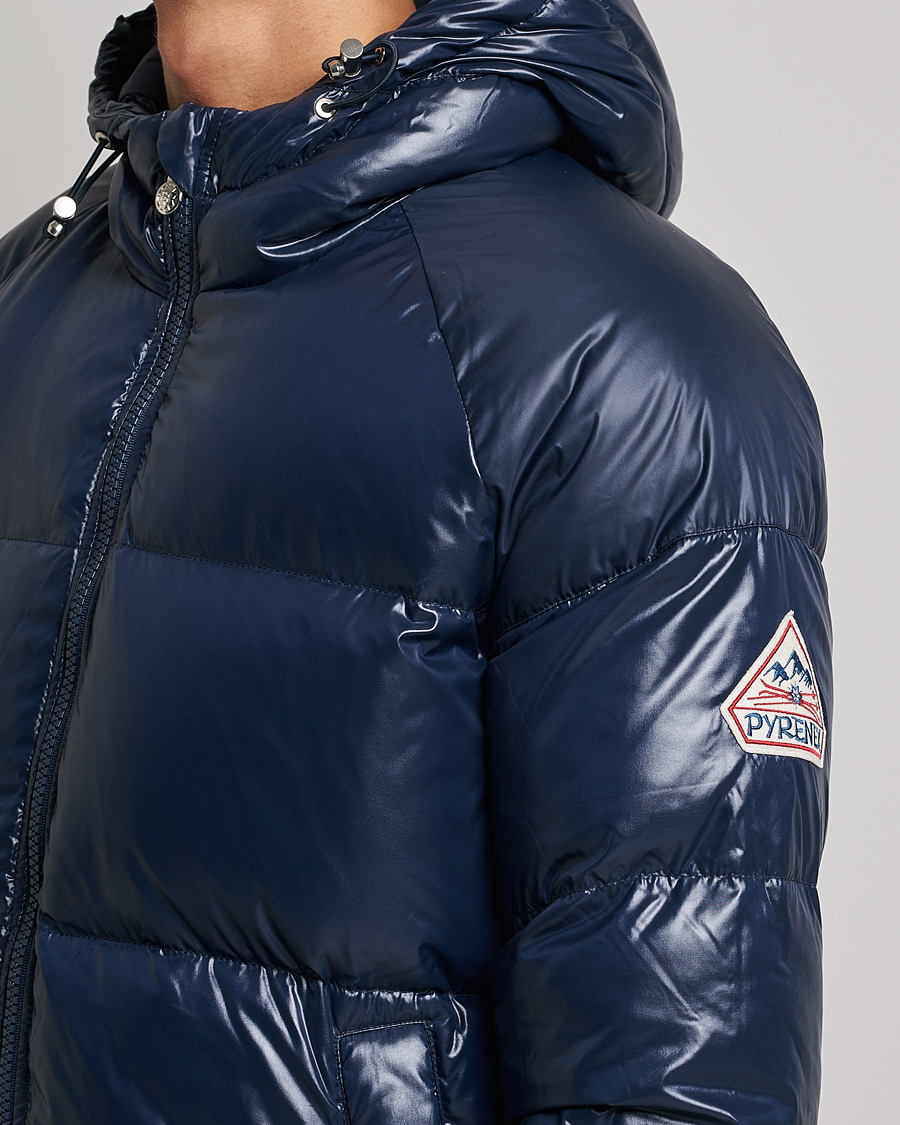 Herre | Jakker | Pyrenex | Sten Hooded Puffer Jacket Amiral