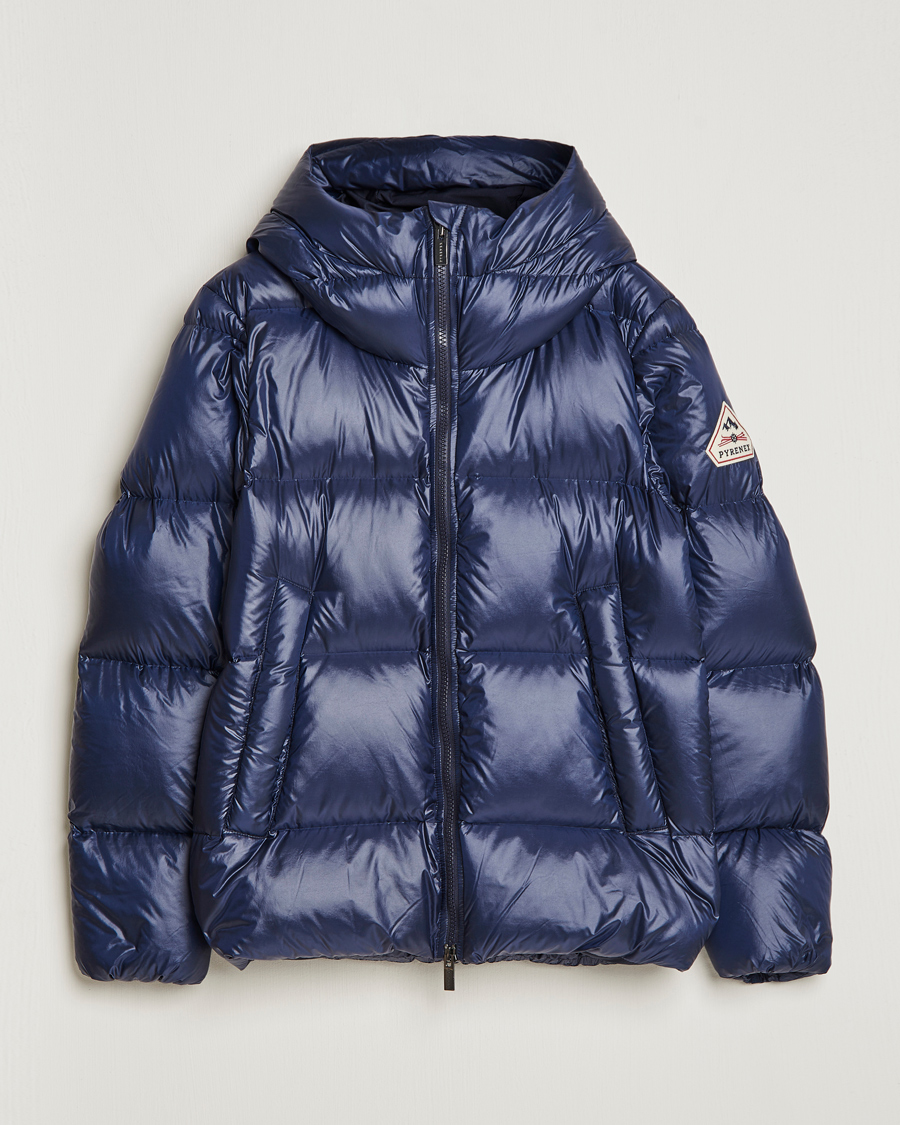 Herre | Jakker | Pyrenex | Barry Hooded Down Jacket Amiral