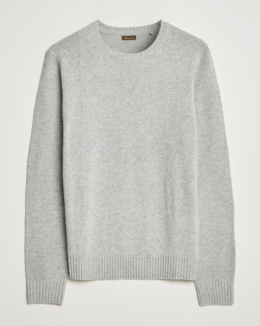 Herre | Trøjer | Stenströms | Yak/Merino Crew Neck Grey