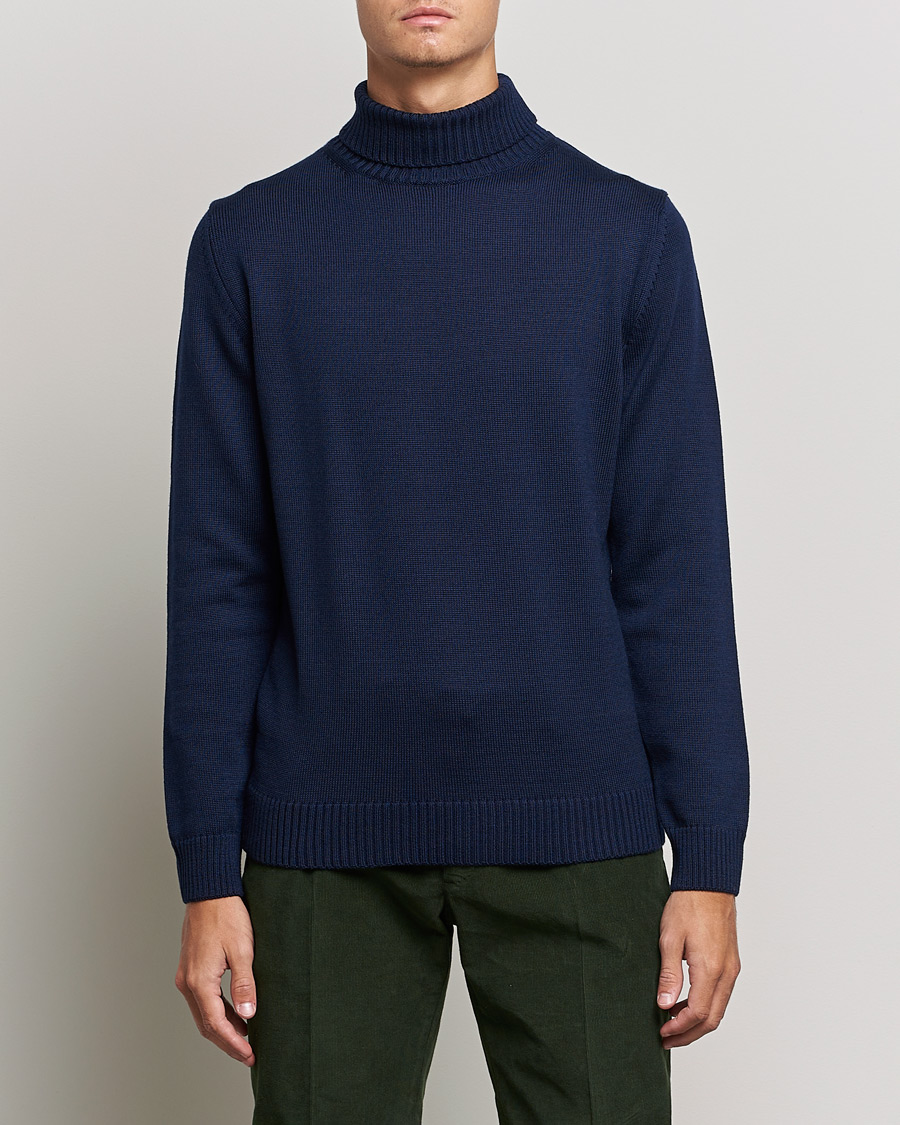 Herre |  | Stenströms | Chunky Merino Rollneck Navy