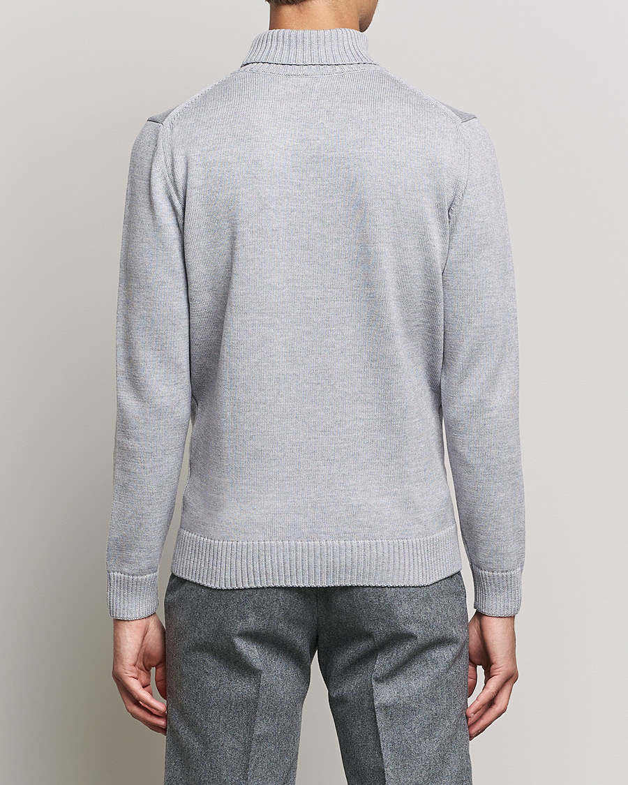 Herre | Trøjer | Stenströms | Chunky Merino Rollneck Light Grey