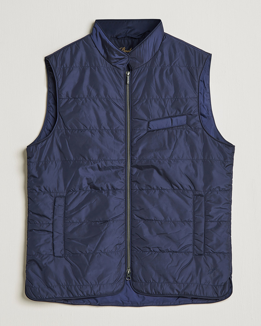 Herre | Veste | Stenströms | Padded Nylon Vest Navy