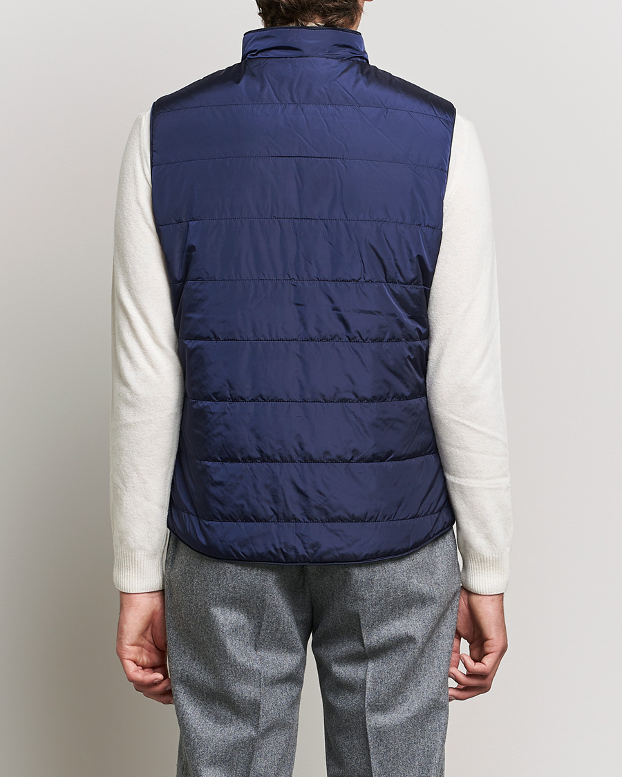 Herre | Veste | Stenströms | Padded Nylon Vest Navy