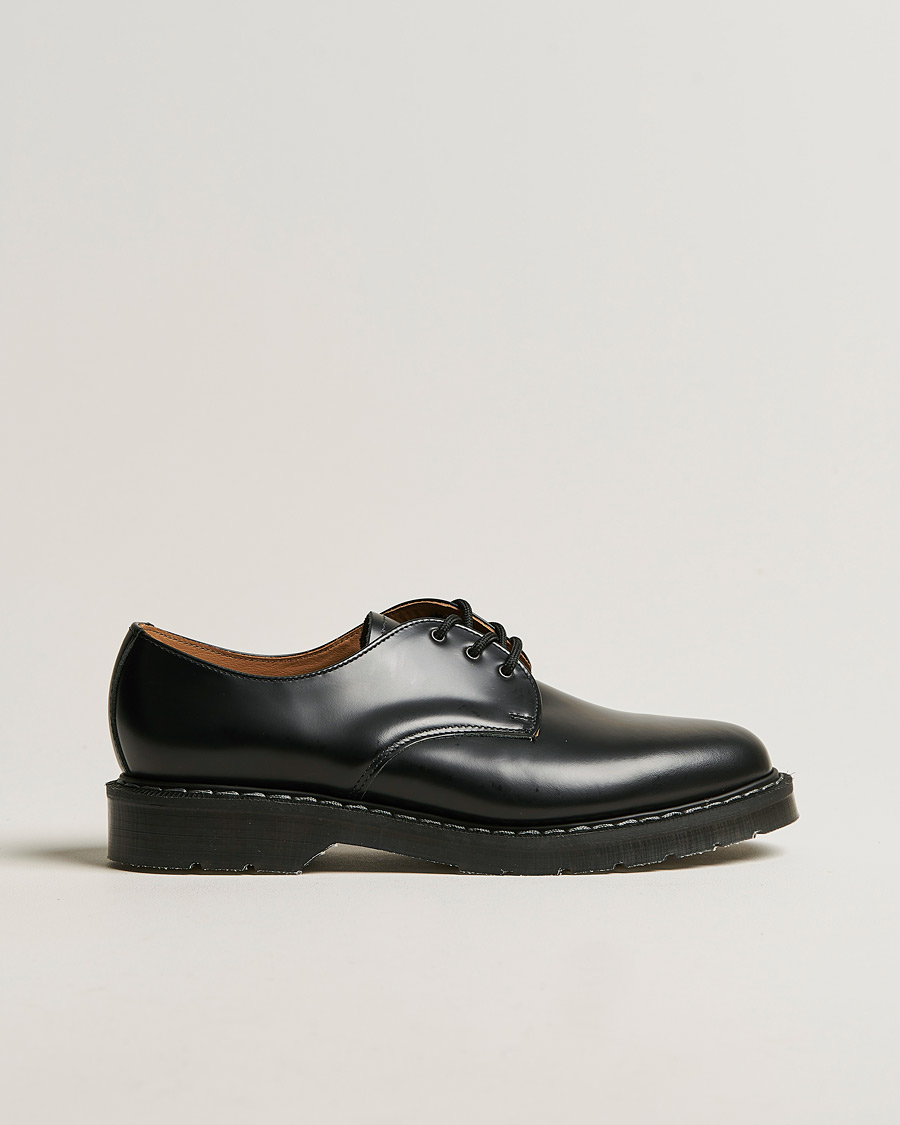 Herre | Derbys | Solovair | 3 Eye Gibson Shoe Black Shine