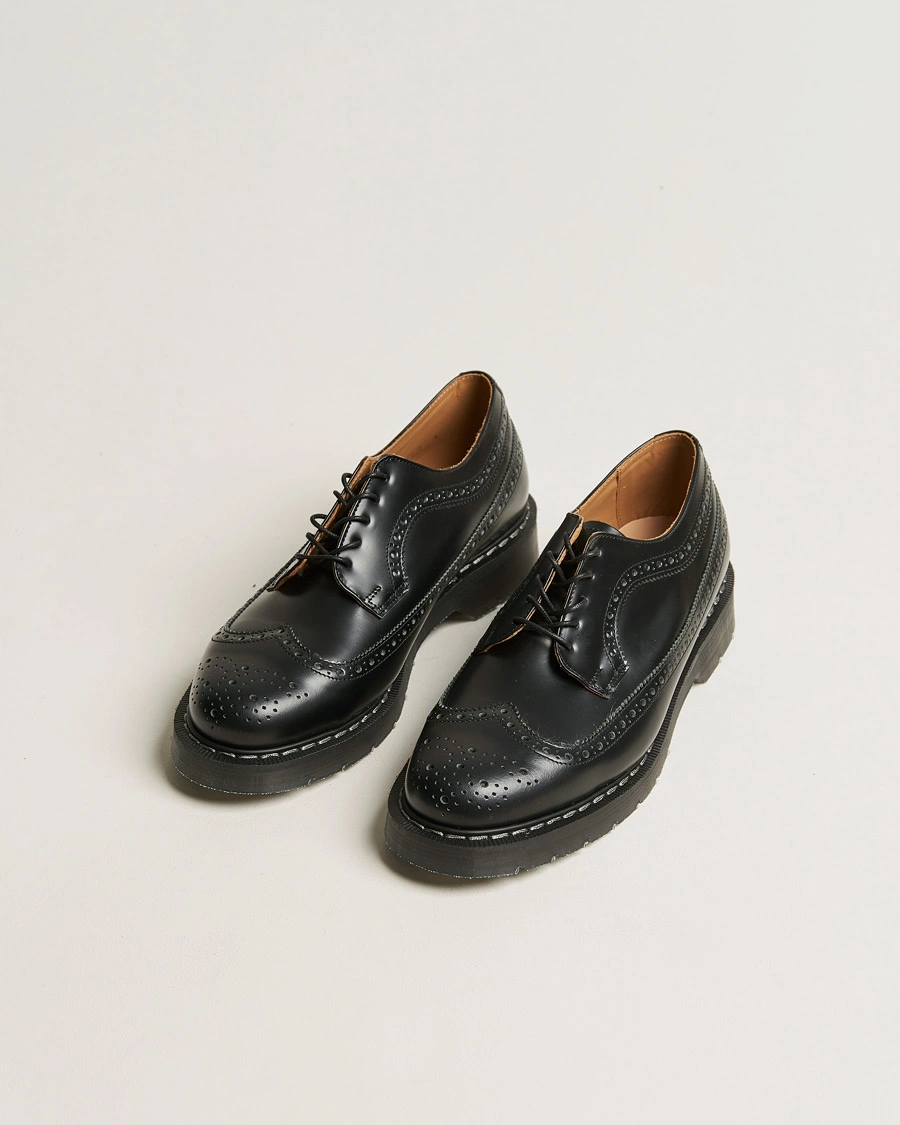 Herre | Sko | Solovair | American Brogue Shoe Black Shine
