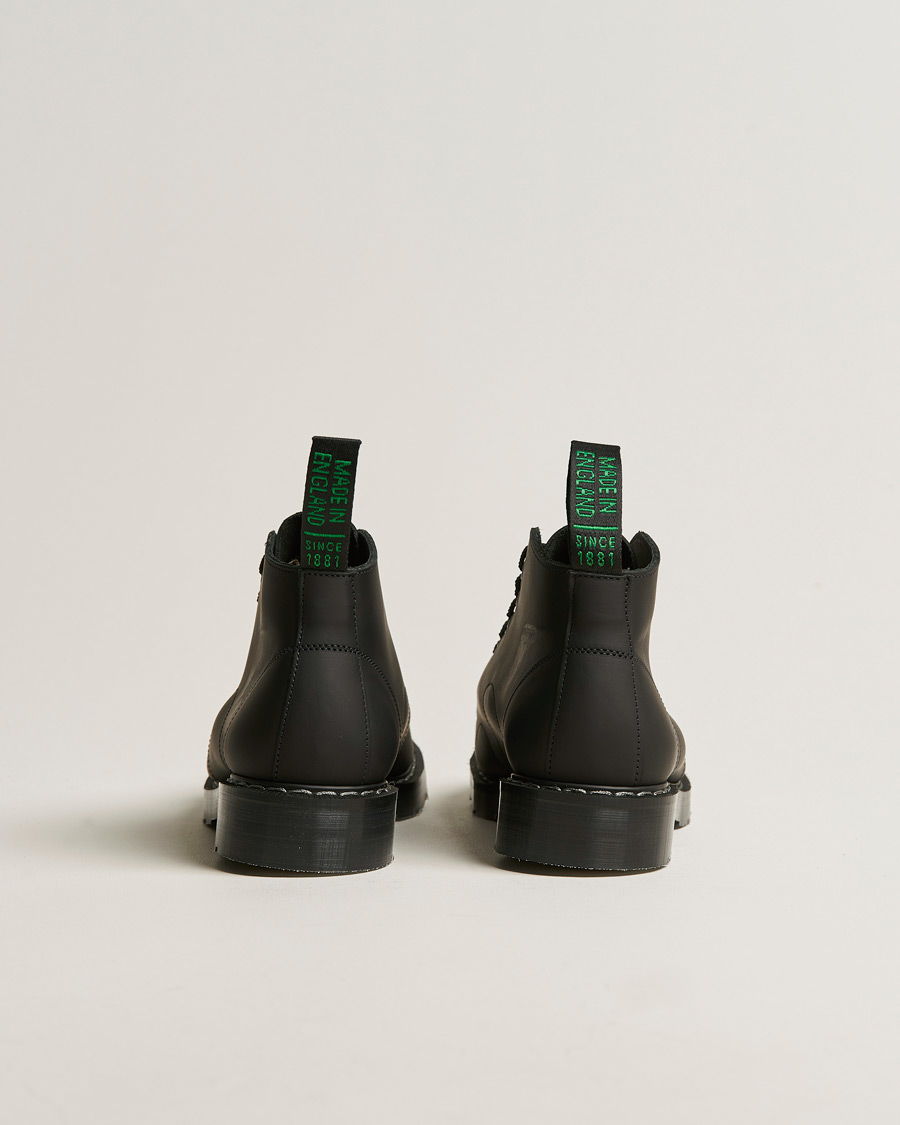 Herre | Solovair 7 Eye Monkey Boot Black Greasy | Solovair | 7 Eye Monkey Boot Black Greasy