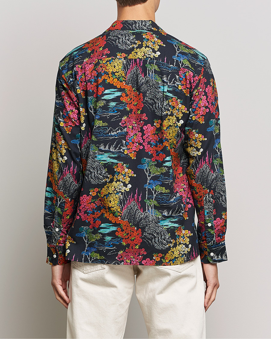Herre | Skjorter | Gitman Vintage | Japanese Winter Garden Camp Shirt Multicolor