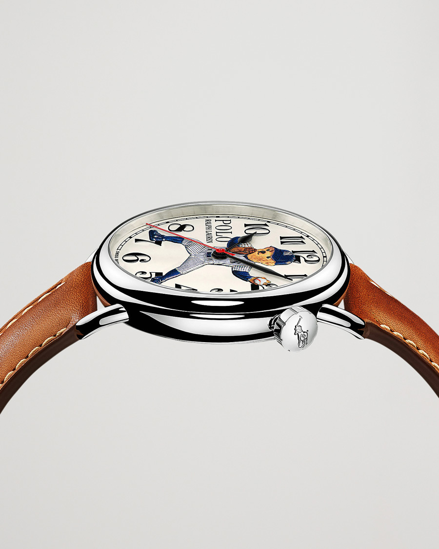 Herre | Polo Ralph Lauren 42mm Automatic Yankee Bear White Dial | Polo Ralph Lauren | 42mm Automatic Yankee Bear White Dial