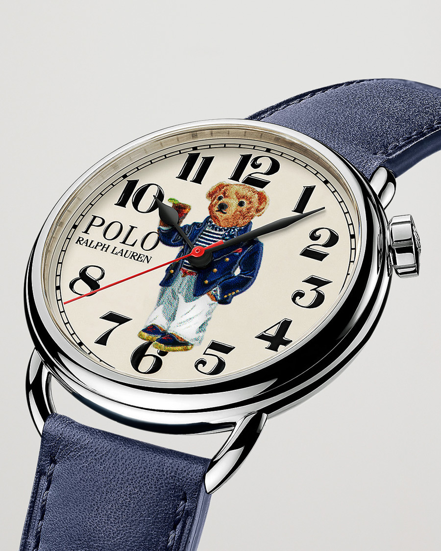 Herre | Tilbehør | Polo Ralph Lauren | 42mm Automatic Riviera Bear White Dial 