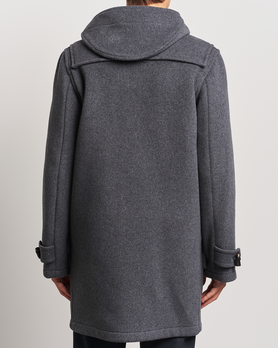 Herre | Jakker | Gloverall | Morris Duffle Coat Grey/Blackwatch