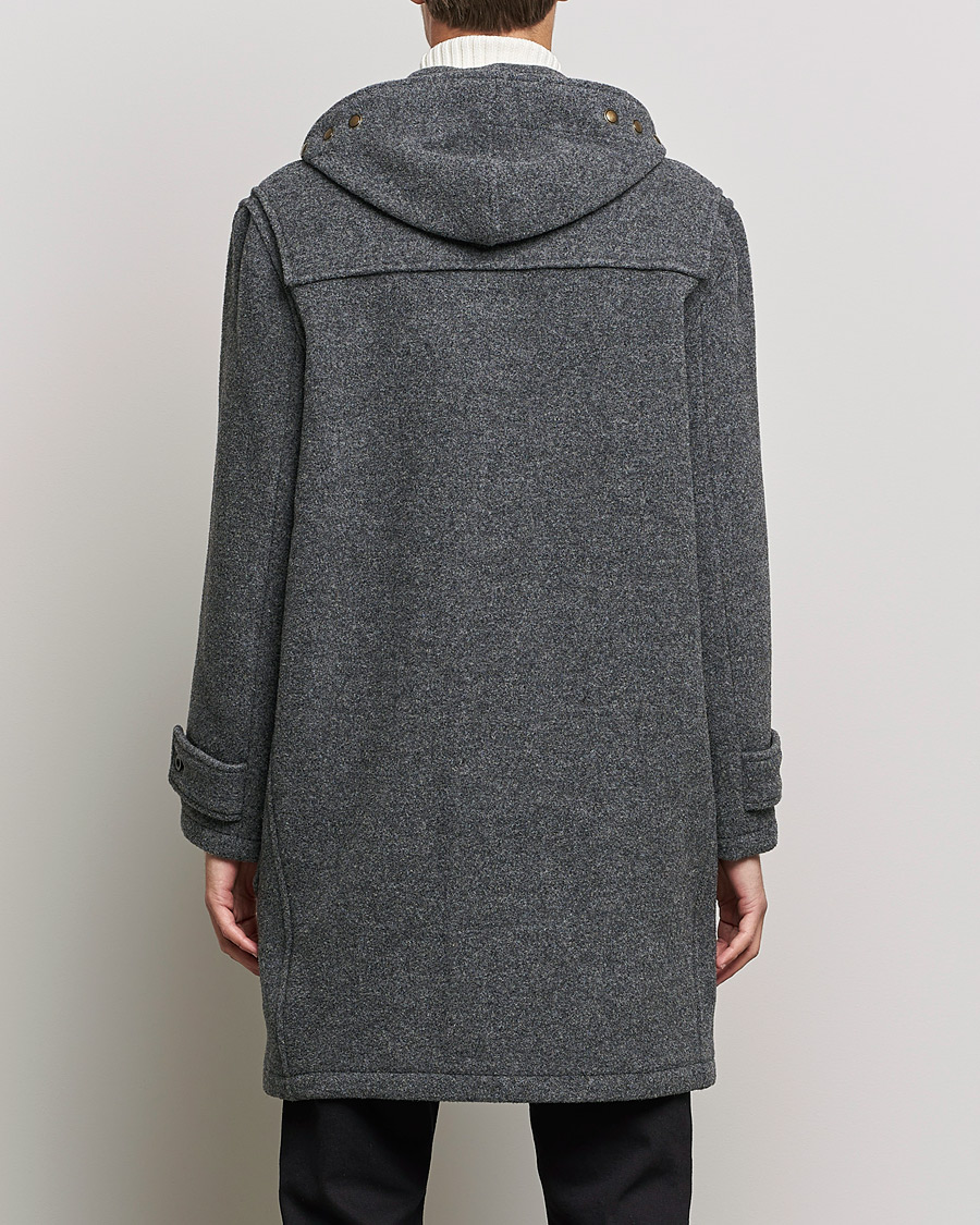 Herre | Jakker | Gloverall | 575 Monty Original Duffle Coat Grey/Blackwatch