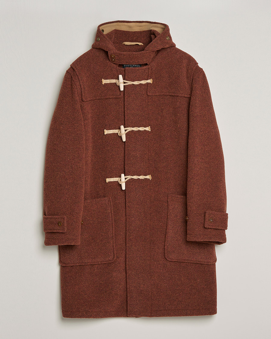 Herre | Jakker | Gloverall | 575 Monty Original Duffle Coat Rust