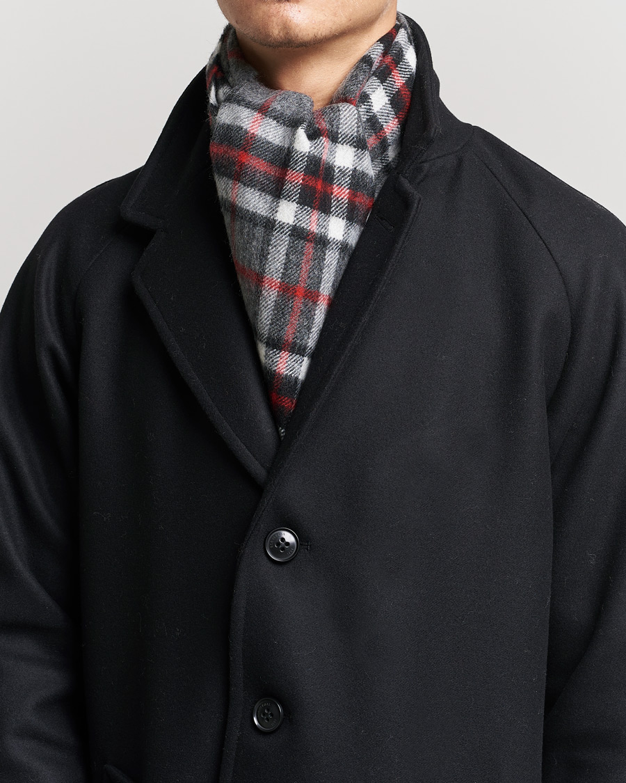 Herre | Gloverall Lambswool Scarf Thomson Grey | Gloverall | Lambswool Scarf Thomson Grey