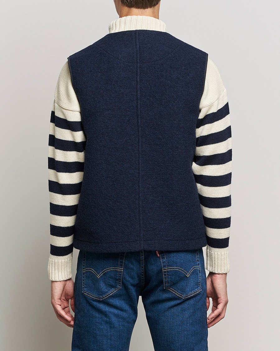 Herre | Jakker | Gloverall | Roger Double Face Gilet Navy/Brown