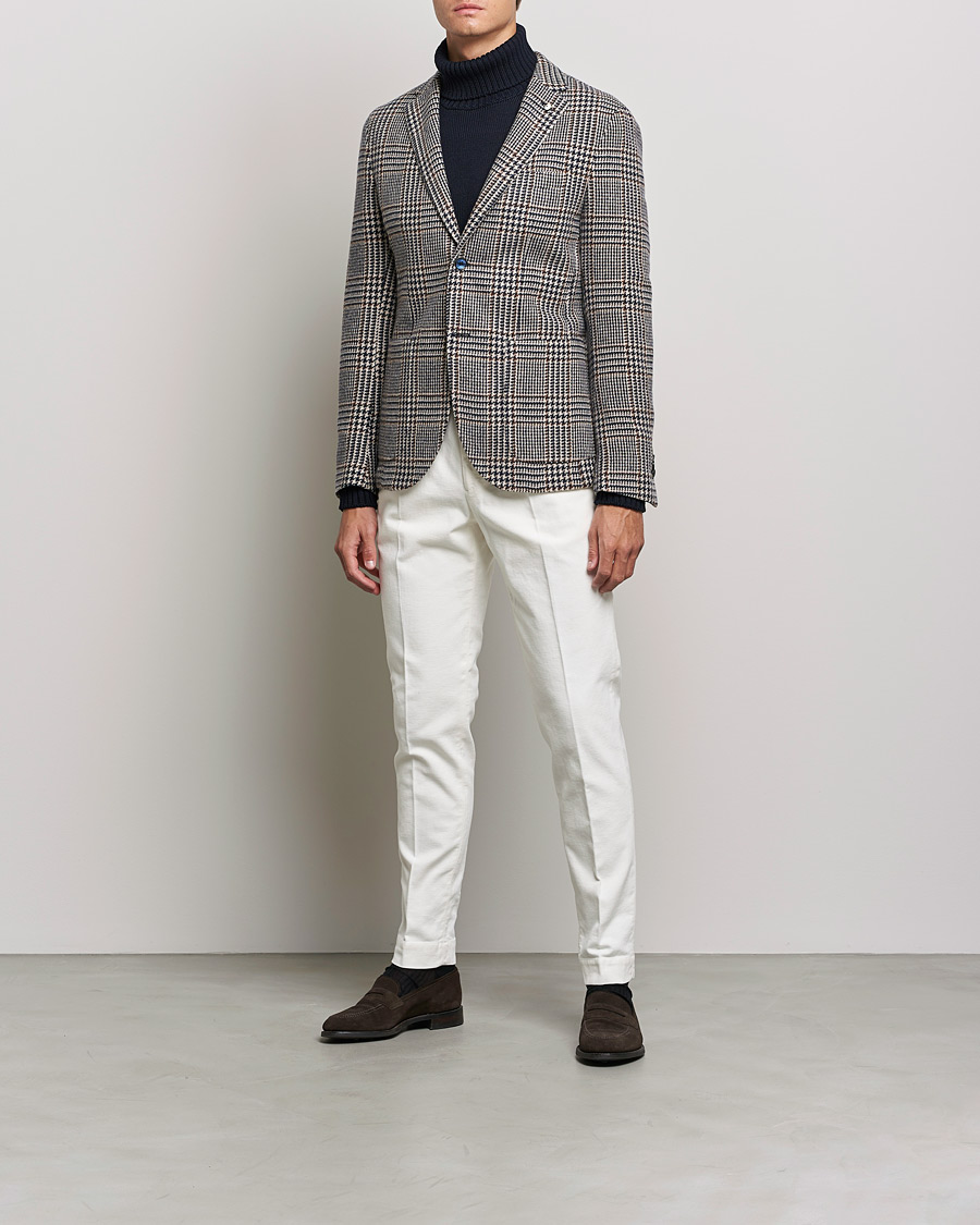 Herre | Blazere & jakker | L.B.M. 1911 | Jack Overcheck Wool Blazer Navy