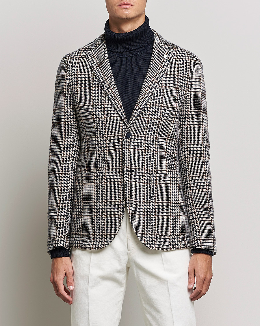 Herre | Blazere & jakker | L.B.M. 1911 | Jack Overcheck Wool Blazer Navy
