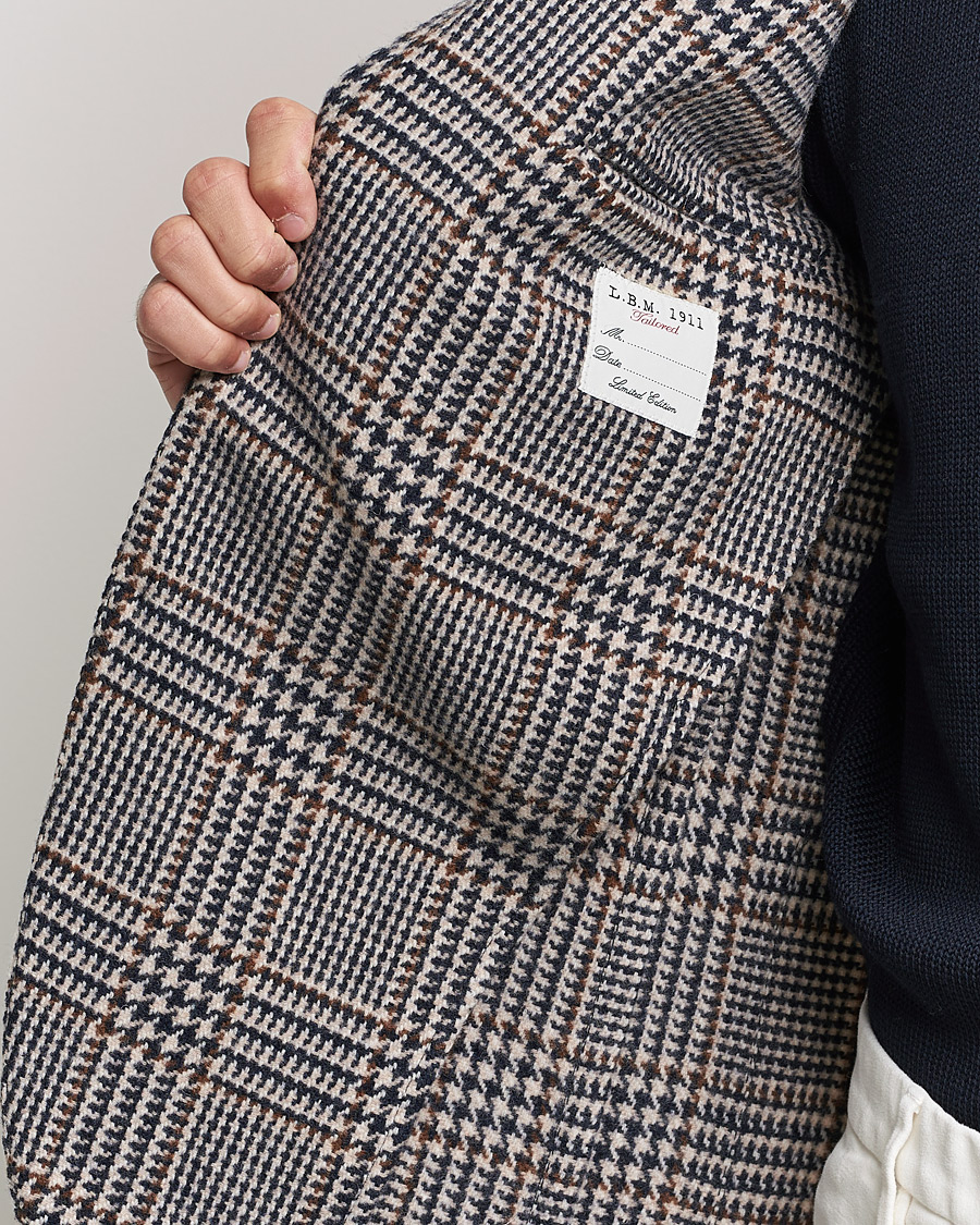 Herre | Blazere & jakker | L.B.M. 1911 | Jack Overcheck Wool Blazer Navy