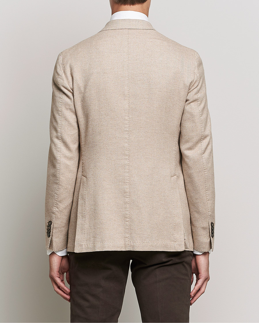 Herre | Blazere & jakker | L.B.M. 1911 | Jack Herringbone Soft Cotton Blazer Beige