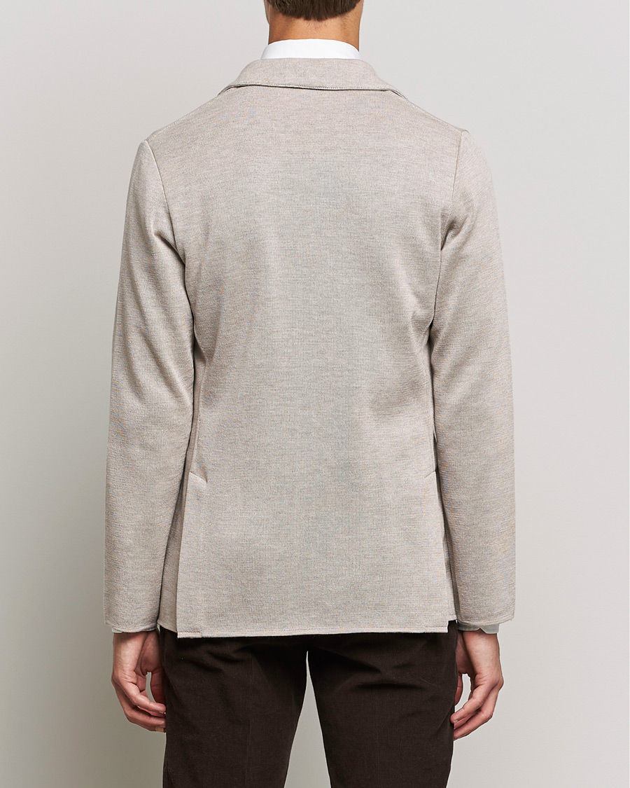 Herre | Blazere & jakker | Lardini | Knitted Wool Blazer Beige