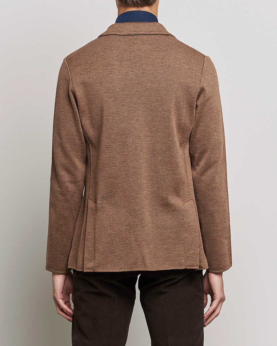 Herre | Blazere & jakker | Lardini | Knitted Wool Blazer Light Brown