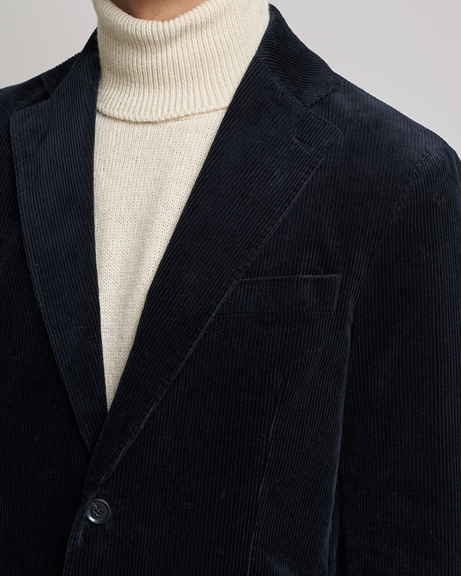 Herre | Blazere & jakker | Oscar Jacobson | Ferry Soft Cord Blazer Navy