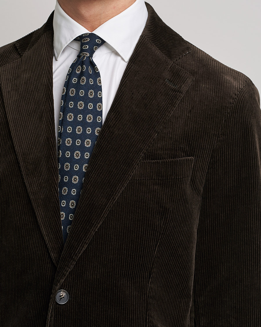 Herre | Blazere & jakker | Oscar Jacobson | Ferry Soft Cord Blazer Brown