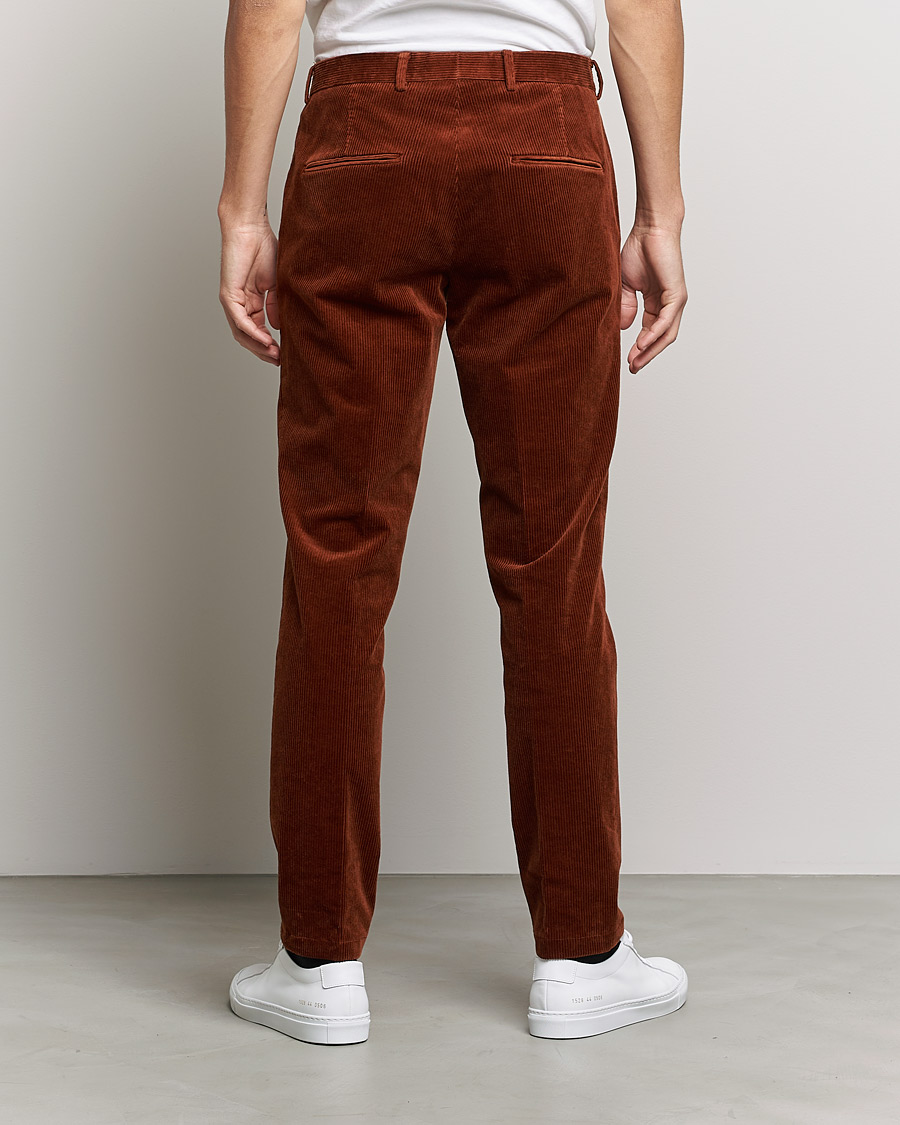 Herre | Bukser | Oscar Jacobson | Denz Corduroy Trousers Orange
