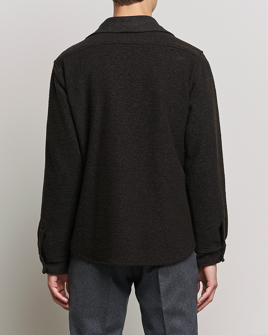 Herre | Skjorter | Oscar Jacobson | Maverick Shirt Jacket Dark Brown