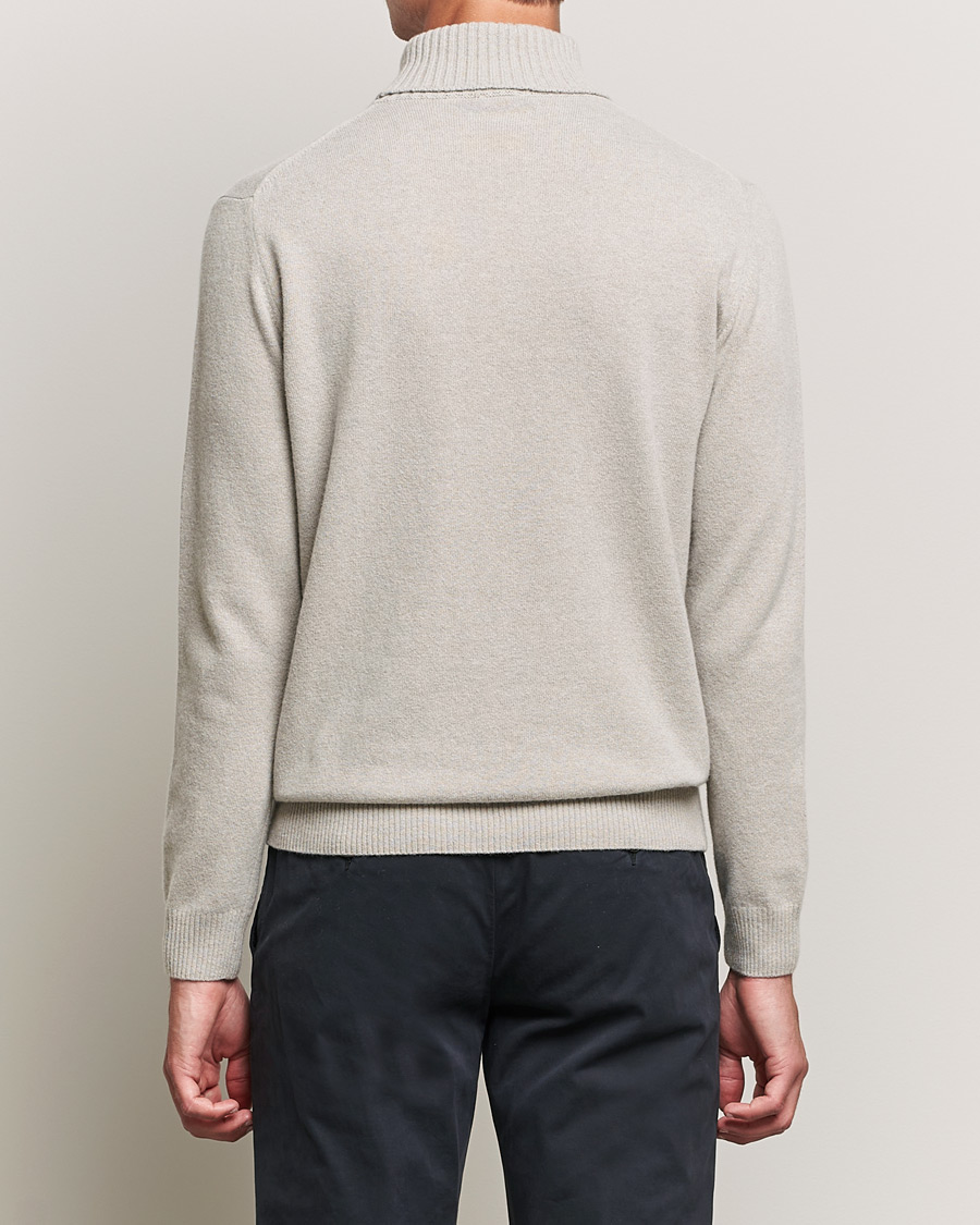Herre | Trøjer | Oscar Jacobson | Salim Wool/Cashmere Rollneck Beige