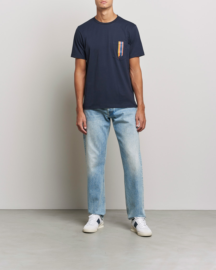 Herre | T-Shirts | Paul Smith | Artist Stripe T-shirt Navy