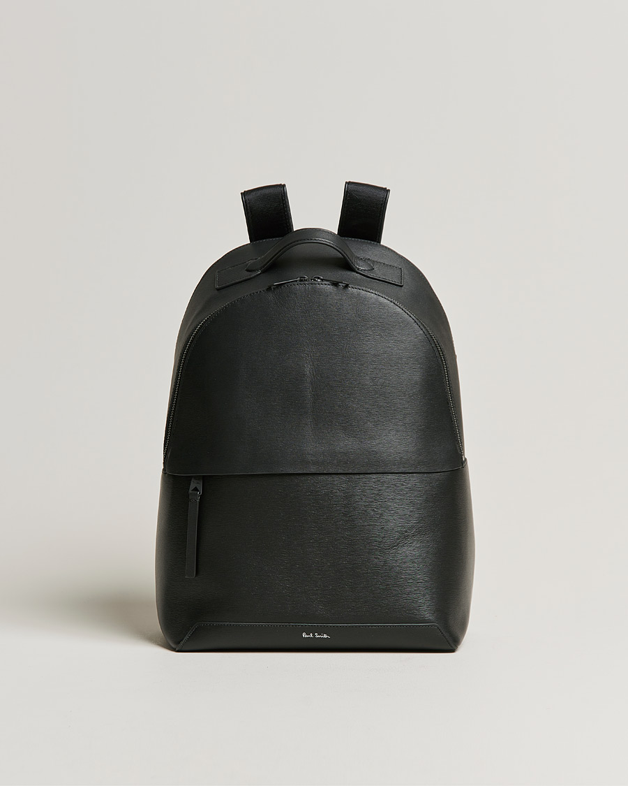 Herre | Paul Smith Leather Backpack Black | Paul Smith | Leather Backpack Black