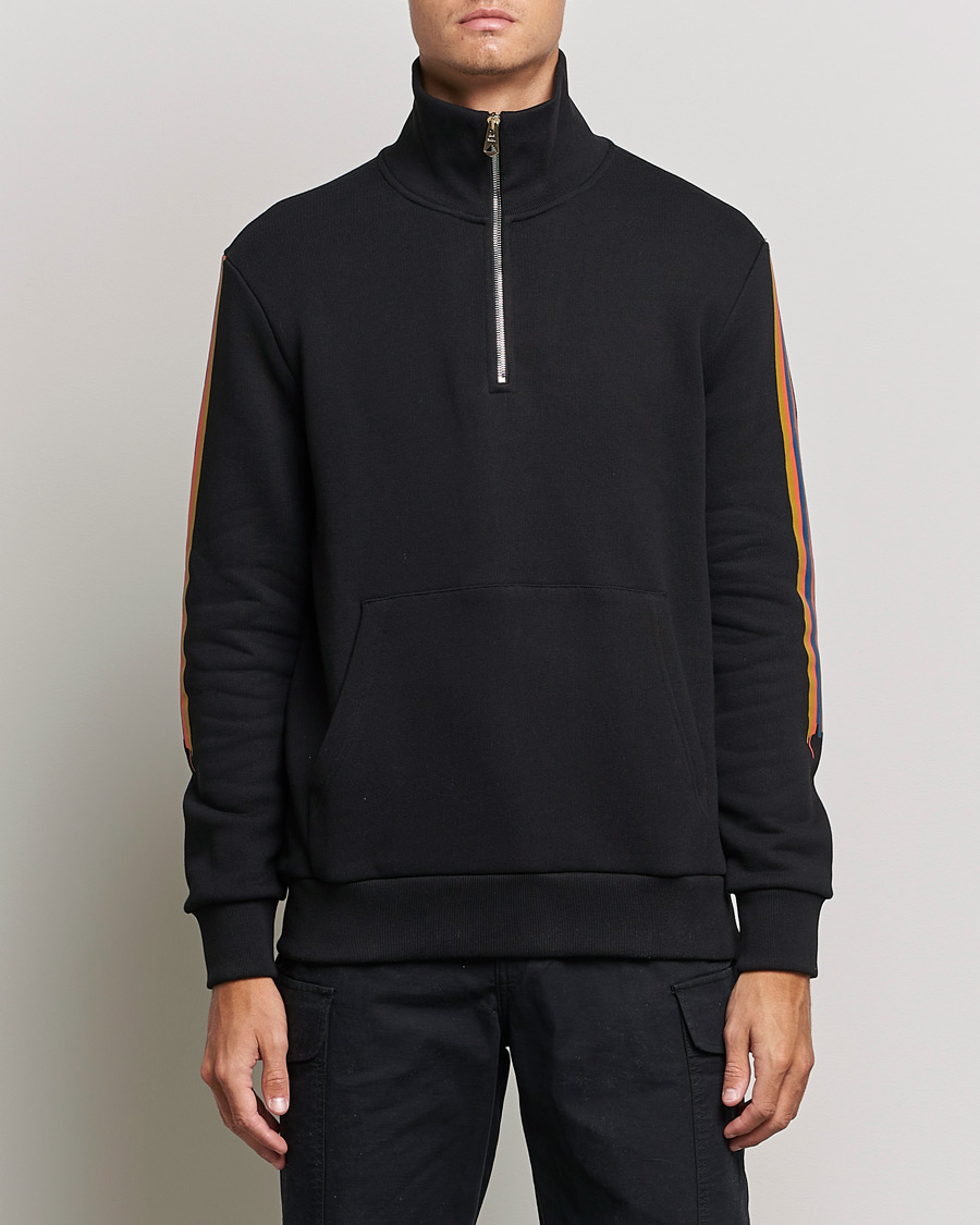 Herre | Trøjer | Paul Smith | Half Zip Sweatshirt Black