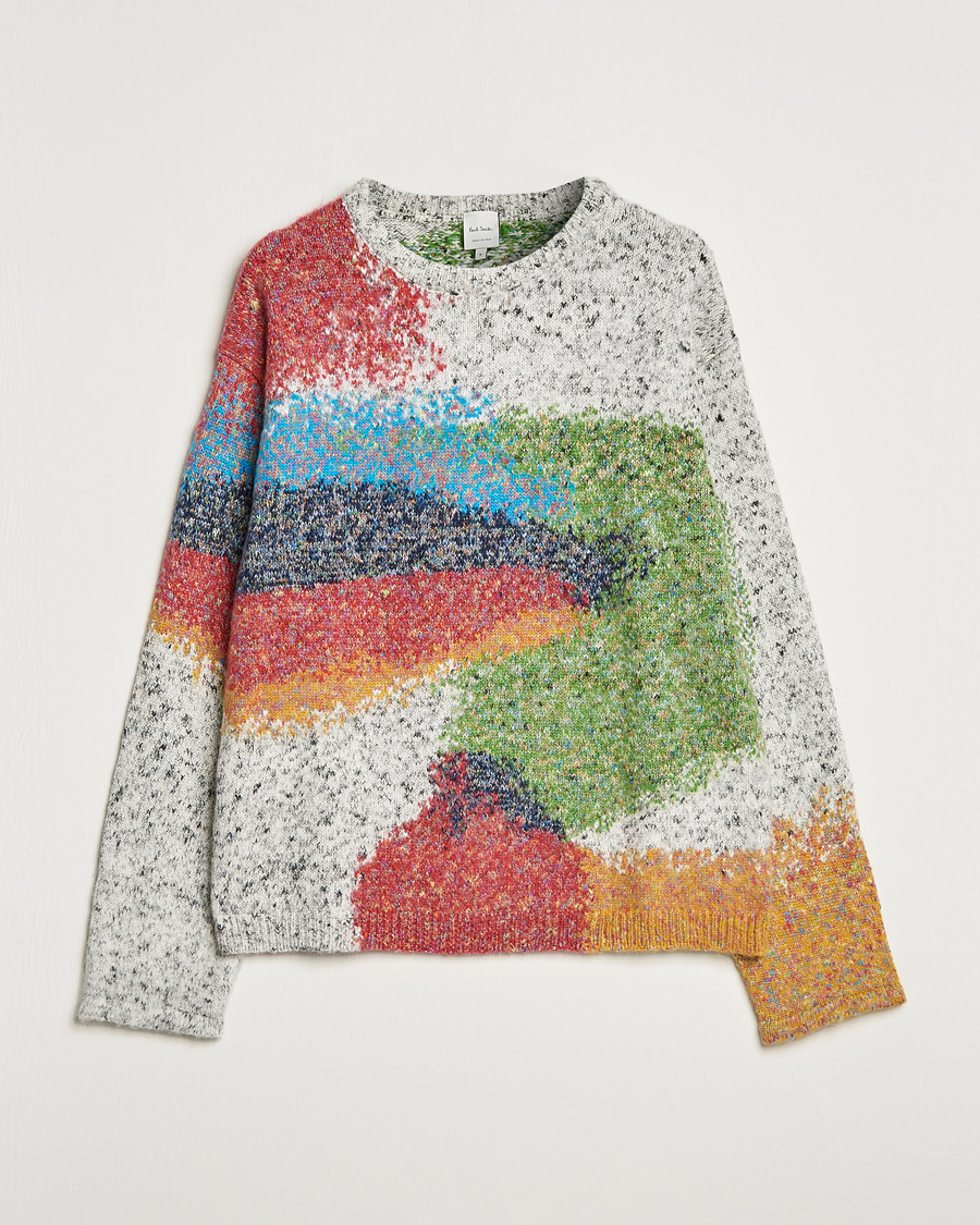 Herre | Trøjer | Paul Smith | Cotton Alpaca Knitted Sweater Beige