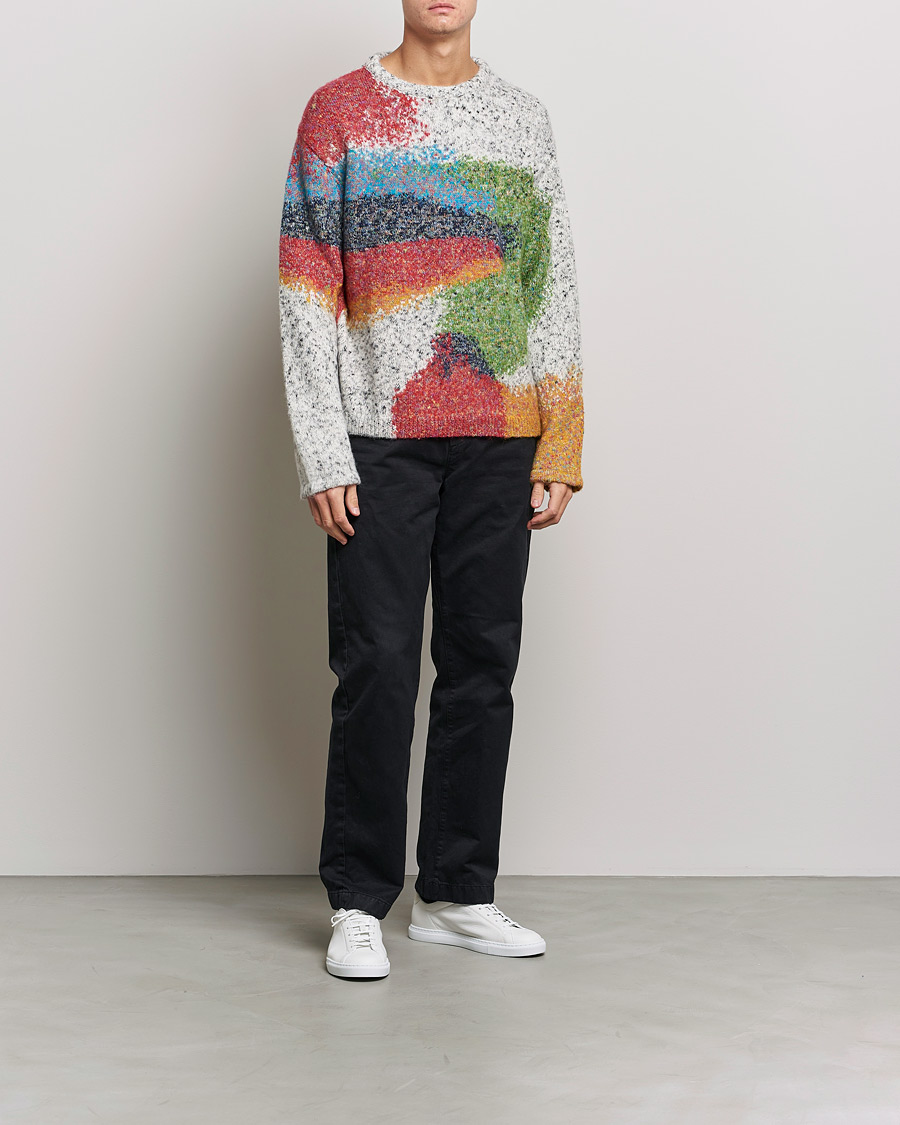 Herre | Trøjer | Paul Smith | Cotton Alpaca Knitted Sweater Beige